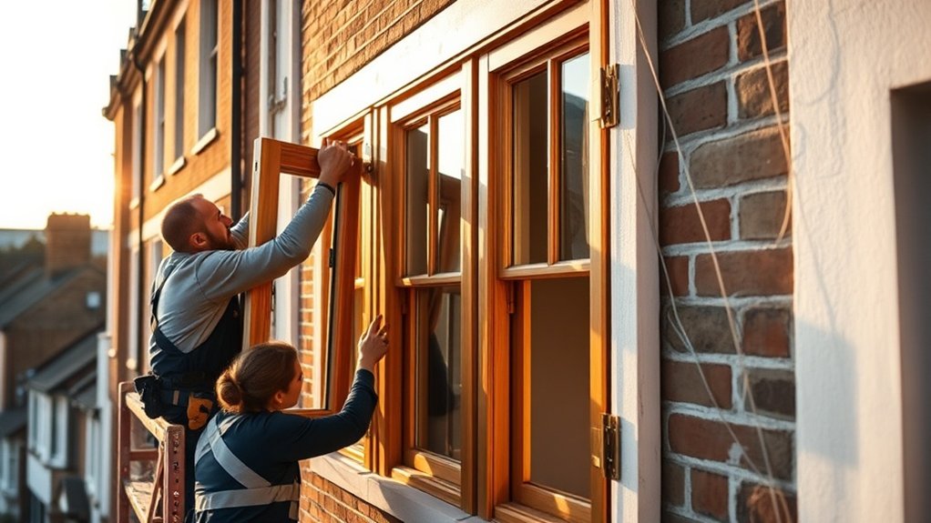 Wooden Window Installation Harlesden