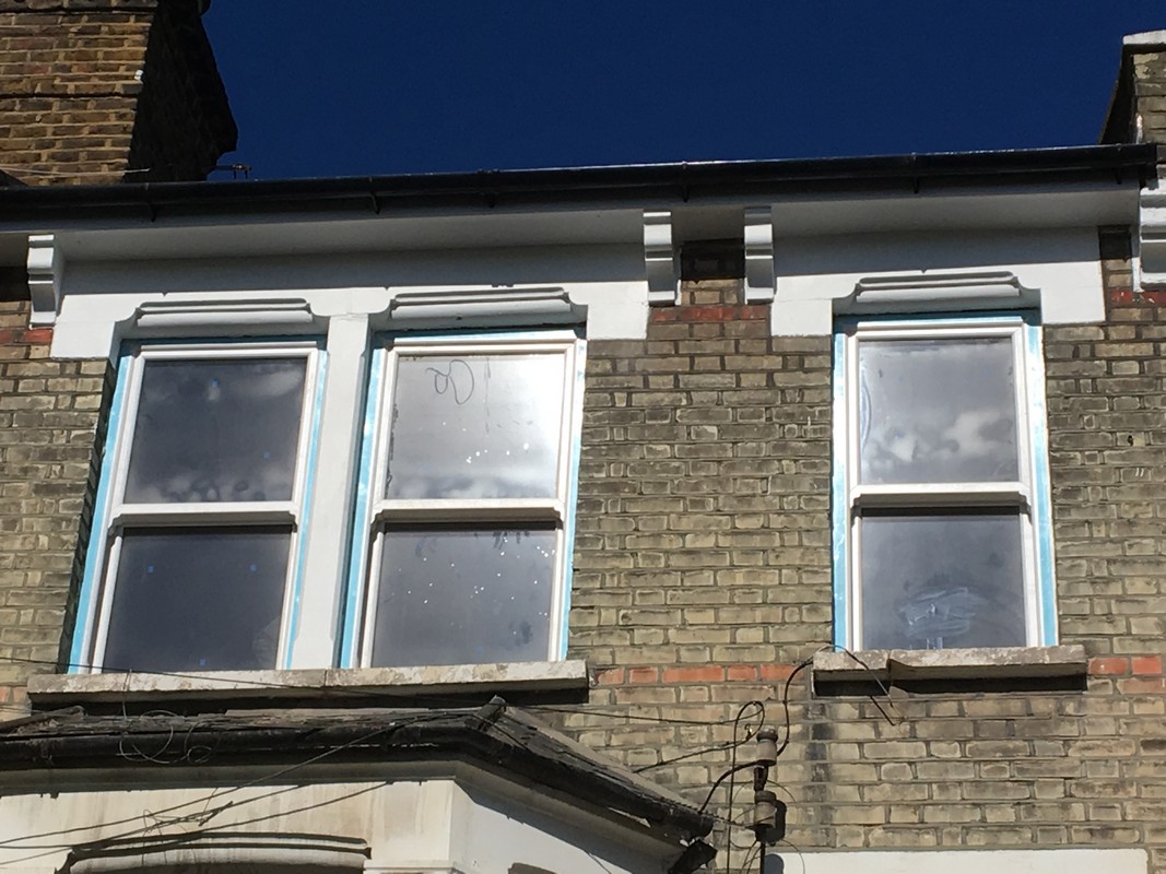 New uPVC sash windows fitted on Victorian terrace in Harlesden